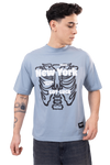Polo Oversize Azul New York Skeleton