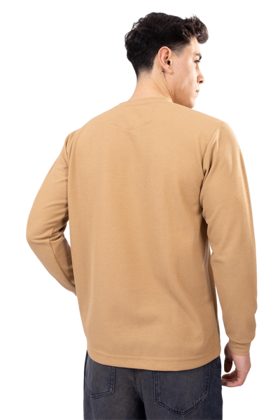 Polo Manga Larga Camel Urban Style