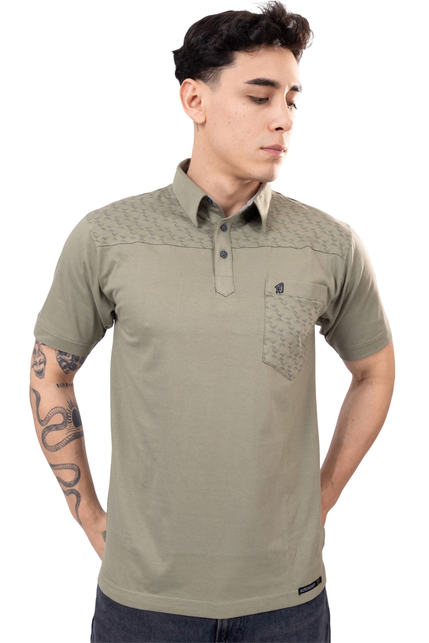 Polo Camisero Taupe Urban Style