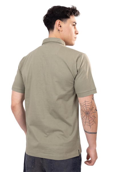 Polo Camisero Taupe Urban Style