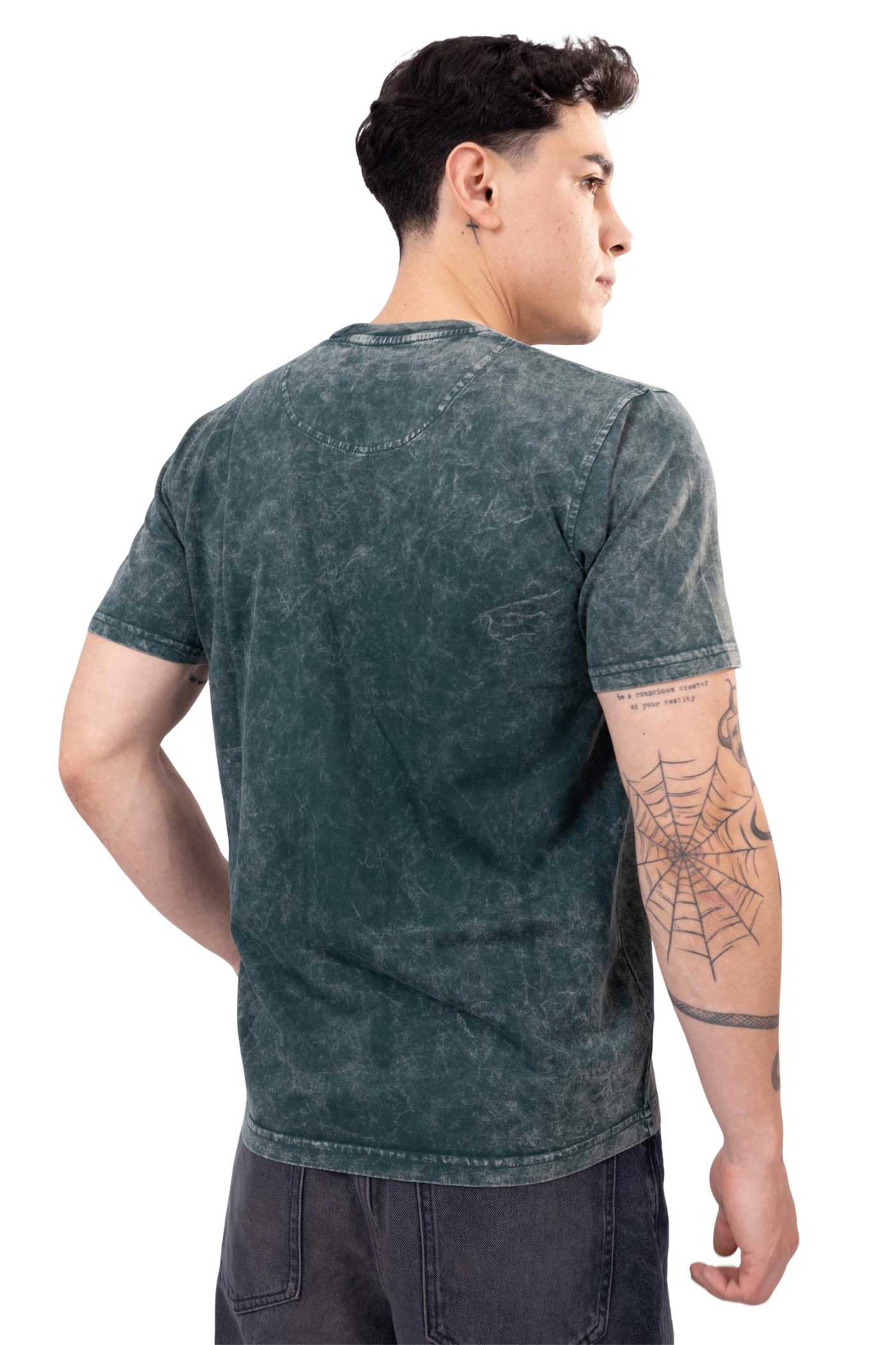 Polo Básico Verde Lavado Fast – Algodón 20/1 Doble Cuello