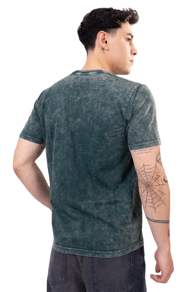 Polo Básico Verde Lavado Fast – Algodón 20/1 Doble Cuello