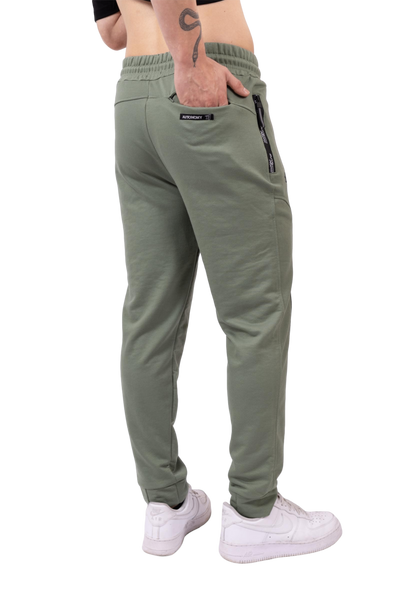 Jogger French Terry Verde Oliva – Comodidad y Estilo Casual-Deportivo