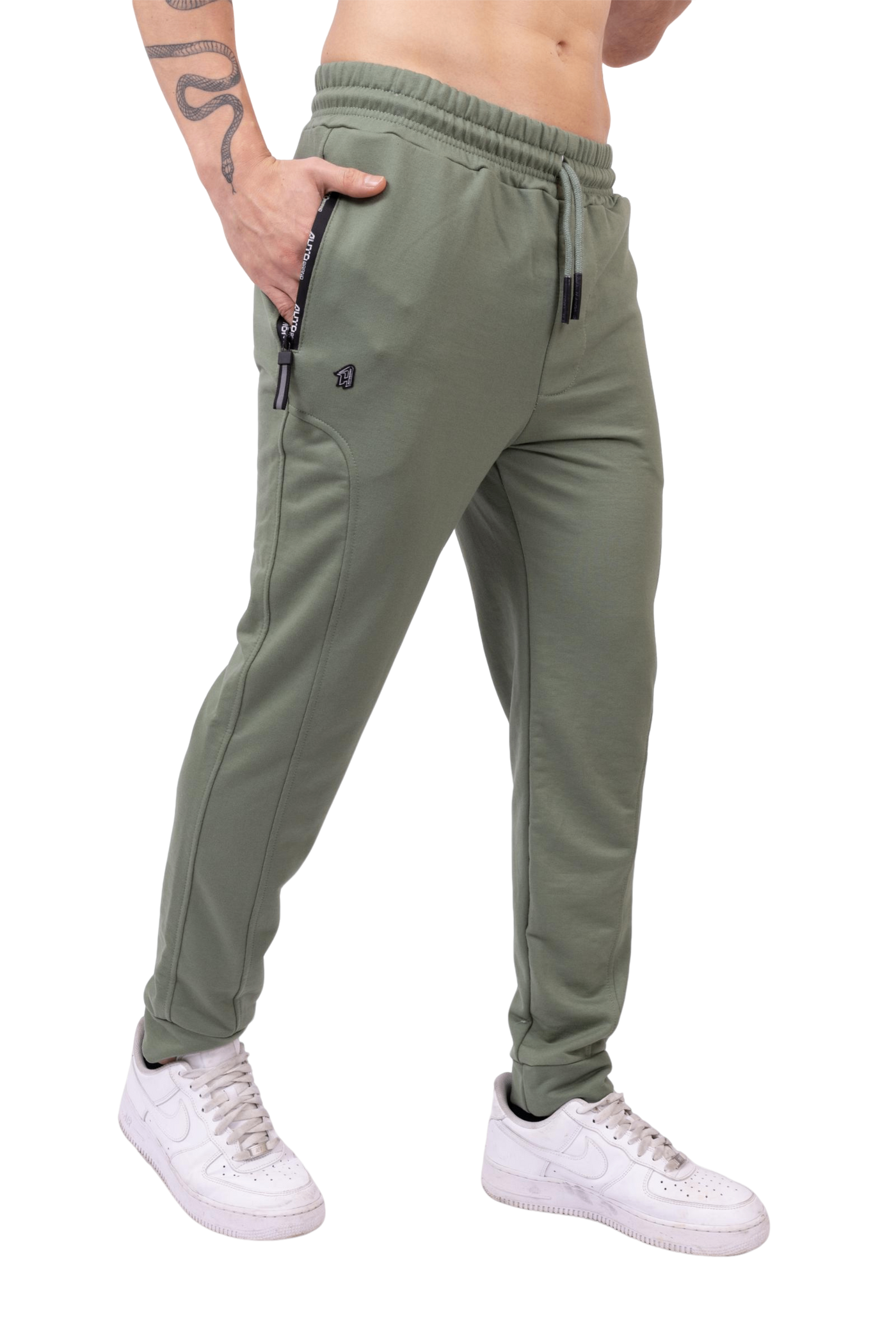 Jogger French Terry Verde Oliva – Comodidad y Estilo Casual-Deportivo