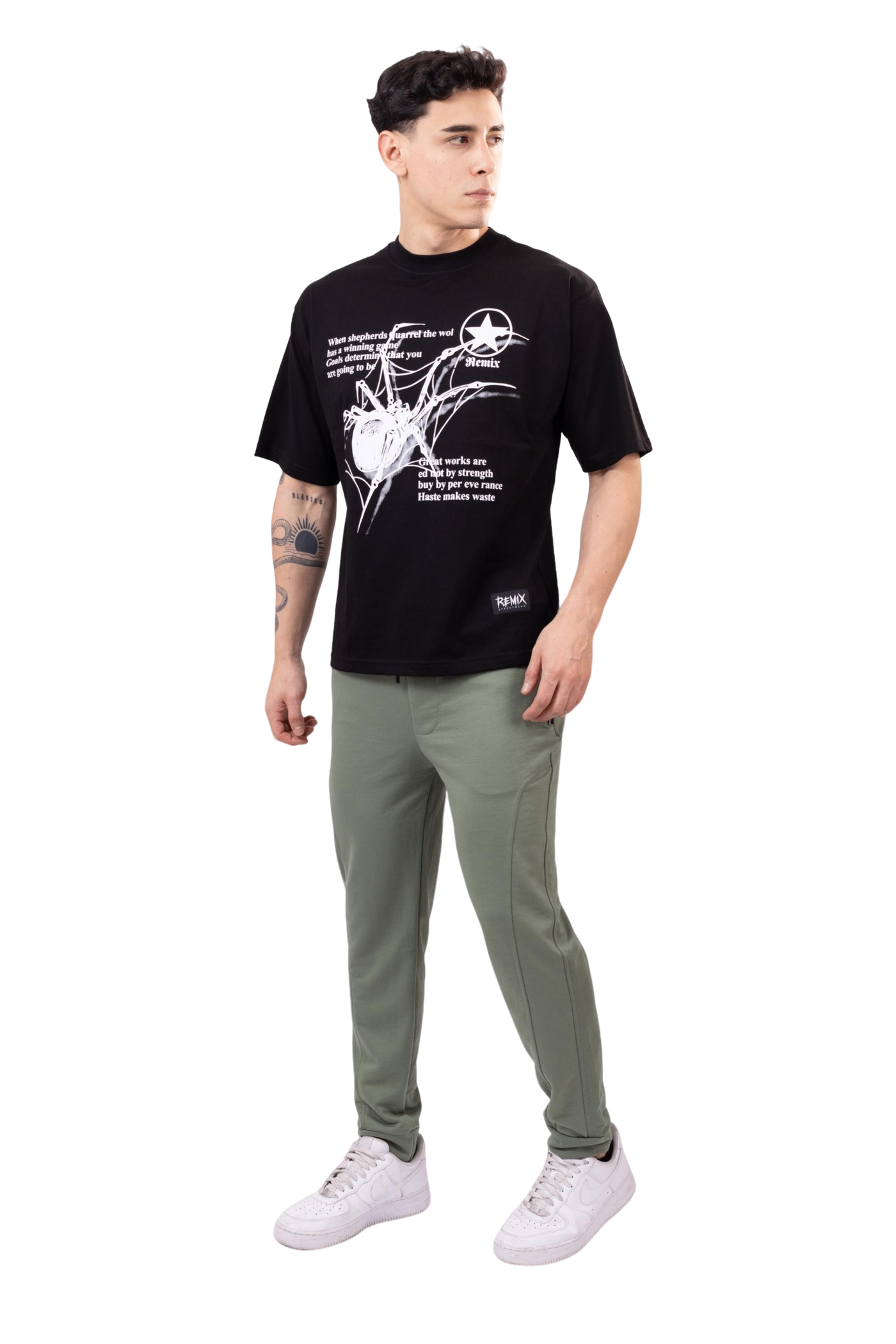 Jogger French Terry Verde Oliva – Comodidad y Estilo Casual-Deportivo