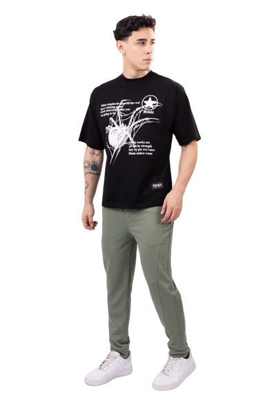 Jogger French Terry Verde Oliva – Comodidad y Estilo Casual-Deportivo