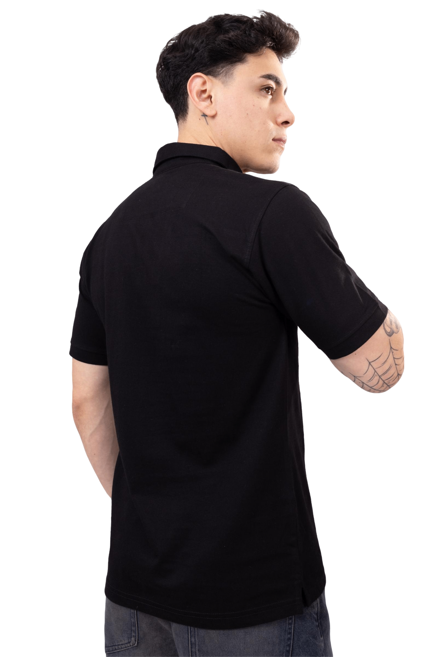 Polo Camisero Black Urban Style
