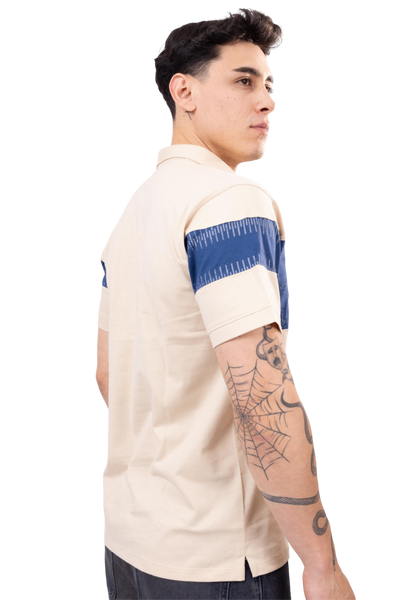 Polo Camisero Beige Essential Fit