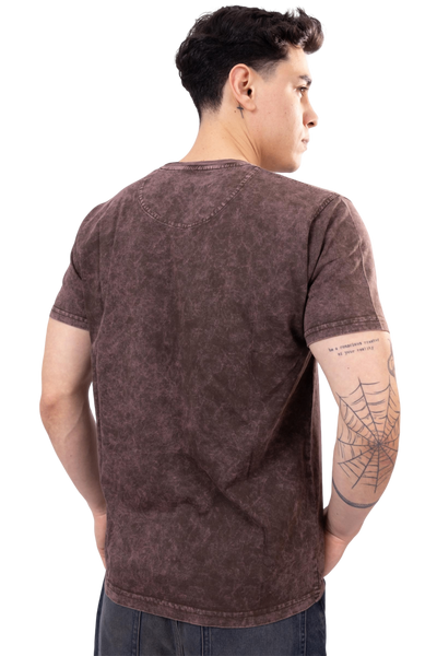 Polo Básico Marrón Lavado Fast – Algodón 20/1 Doble Cuello