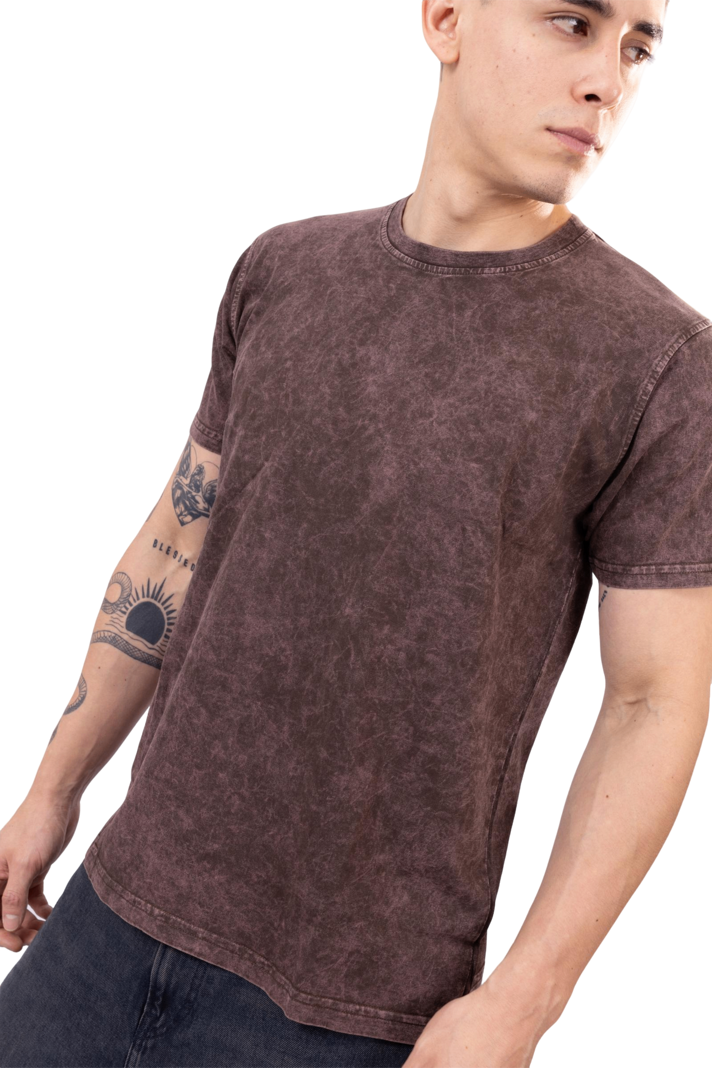 Polo Básico Marrón Lavado Fast – Algodón 20/1 Doble Cuello