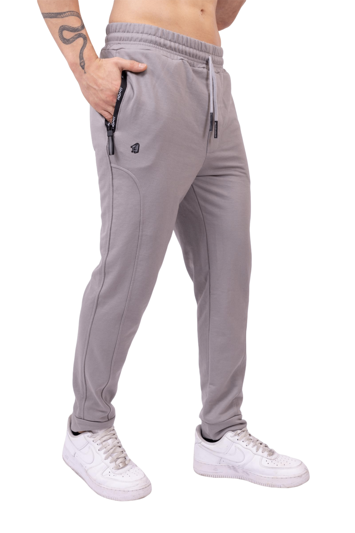 Jogger French Terry Gris – Comodidad y Estilo Casual-Deportivo