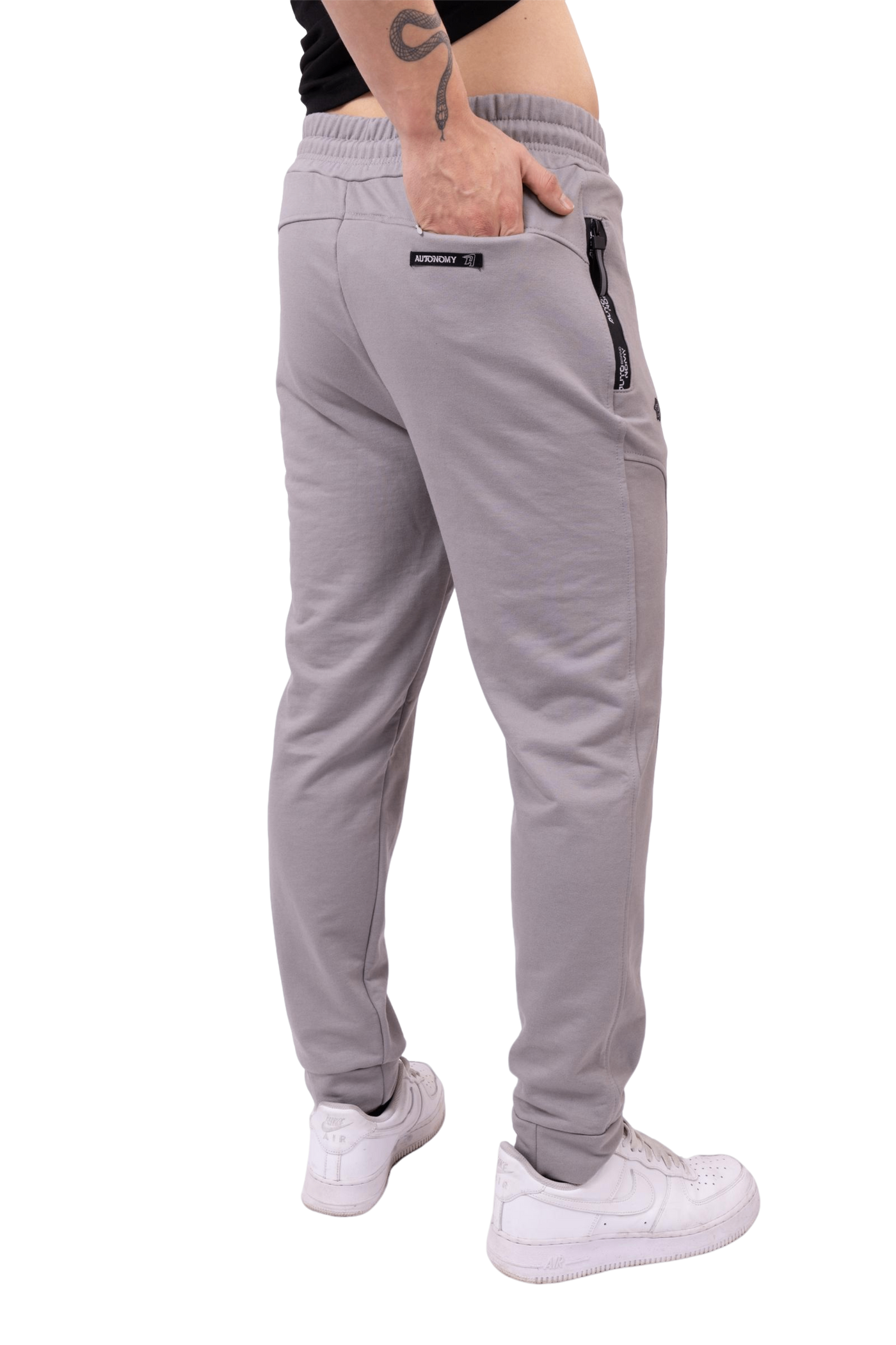 Jogger French Terry Gris – Comodidad y Estilo Casual-Deportivo