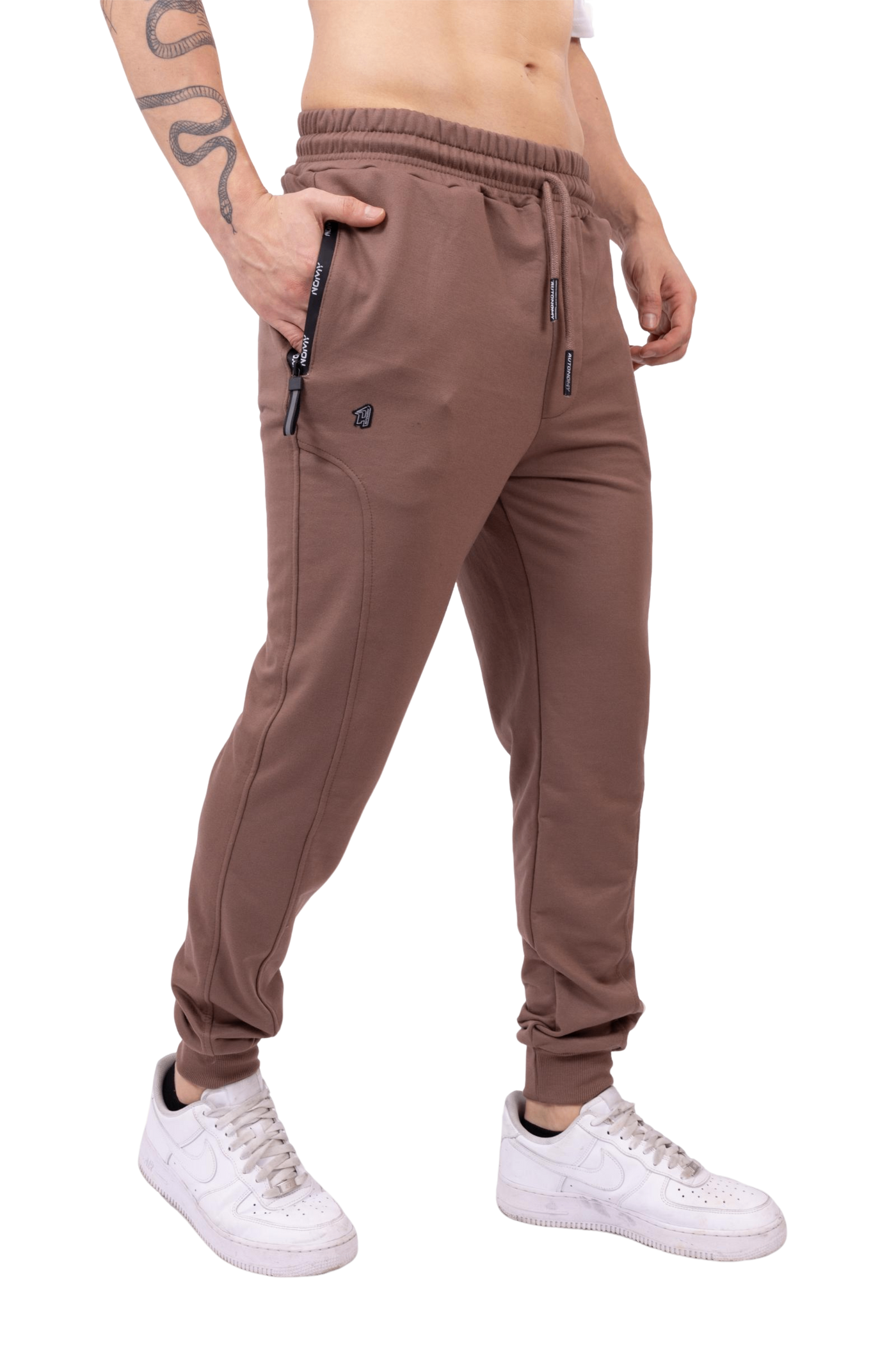 Jogger French Terry Tostado – Comodidad y Estilo Casual-Deportivo